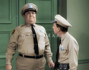 The Andy Griffith Show DIGITAL DOWNLOAD Custom COLORIZED Digital Photo - Otis the Deputy