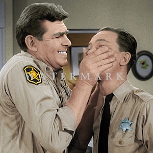 The Andy Griffith Show DIGITAL DOWNLOAD Custom COLORIZED Digital Photo - Andy Delivers a Baby