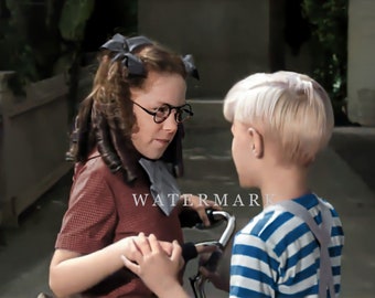 Dennis the Menace - Jay North - Joseph Kearns - Jeannie Russell - Billy Boyd Custom Colorized Digital Photo Painting DIGITAL DOWNLOAD