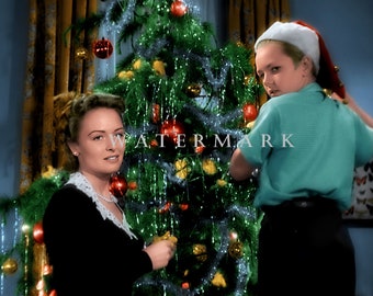 Custom DIGITAL DOWNLOAD Colorized Digital Oil Painting from the Classic Christmas Movie It's a Wonderful Life