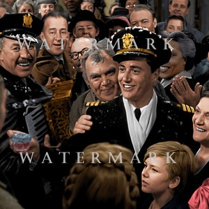 Custom DIGITAL DOWNLOAD Colorized Digital Oil Painting from the Classic Christmas Movie It's a Wonderful Life