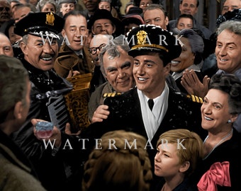 Custom DIGITAL DOWNLOAD Colorized Digital Oil Painting from the Classic Christmas Movie It's a Wonderful Life