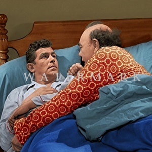 The Andy Griffith Show Custom colorized DIGITAL DOWNLOAD Photo - Andy and Uncle Ollie