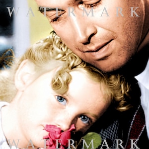 Custom DIGITAL DOWNLOAD Colorized Digital Oil Painting from the Classic Christmas Movie It's a Wonderful Life