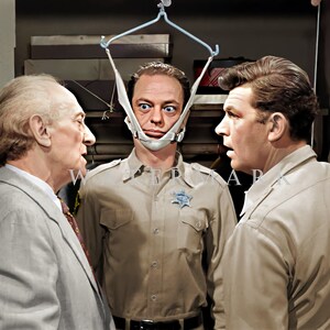 The Andy Griffith Show DIGITAL DOWNLOAD Custom COLORIZED Digital Photo - Barney&#39;s Neck Harness
