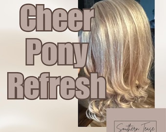 Cheer Pony Refrisch-Service | Waschen, Entwirren, Restyle Echthaarverlängerungen