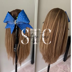 SOUTHERN TEASE CO | Cheer Ponytail – 100% Human Hair | Custom Handmade Cheerleader Hairpiece | Cheer hair | Teased Ponytail