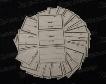 50 - Mineral Identification Labels 161x