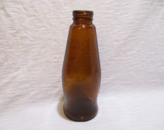 Vintage Brown Glass Bottle 6170x