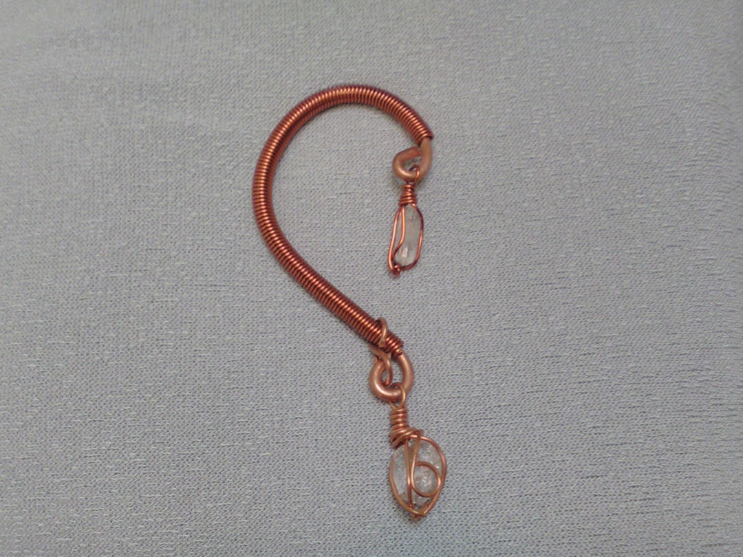 Herkimer Diamond Ear Cuff 3187x Etsy