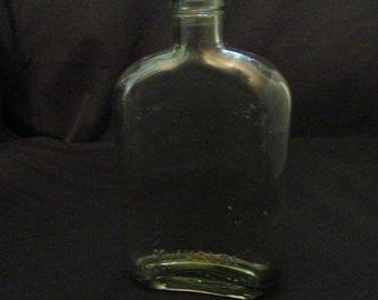 Vintage M. Ivaldi Jarnac Cocnac France Glass  Bottle 6385x