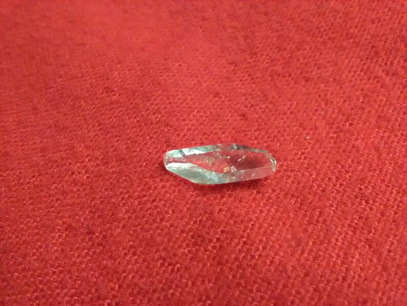 Tabular Herkimer Diamond With Glass Jar