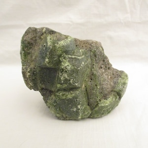 Cabinet-Sized Dark Green Slag Glass 11270xNY