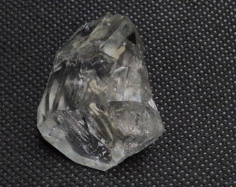 ハキマ―ダイヤモンド水晶 ハーキマーダイヤモンド型水晶 - 両端にセピオライトが入った