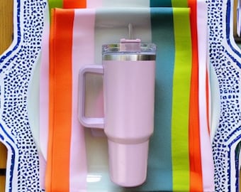 40oz Lavender Purple Matte Tumbler: Travel Water Cup with Handle & Straw