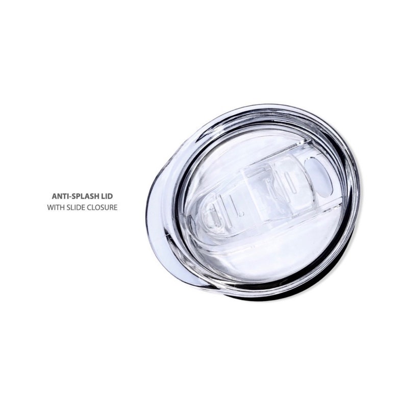 Puede incluir: Una tapa de pl&aacute;stico transparente con cierre deslizante para una taza de viaje. La tapa tiene un sello de goma para evitar derrames.