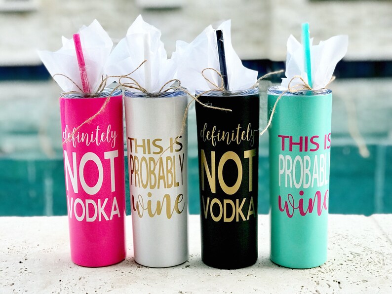 Mint Drink Tumbler Tall Drink Tumbler Mint Cocktail Tumbler Etsy