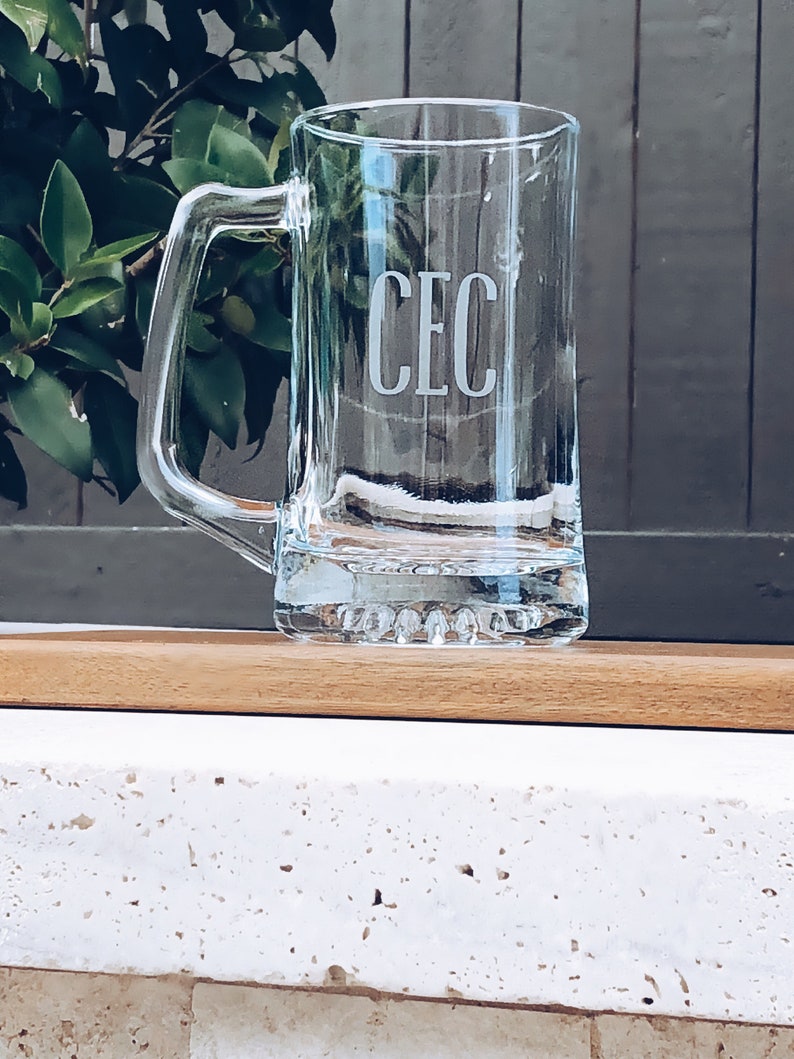 Personalized Beer Mug Monogram beer mug custom beer mug Etsy