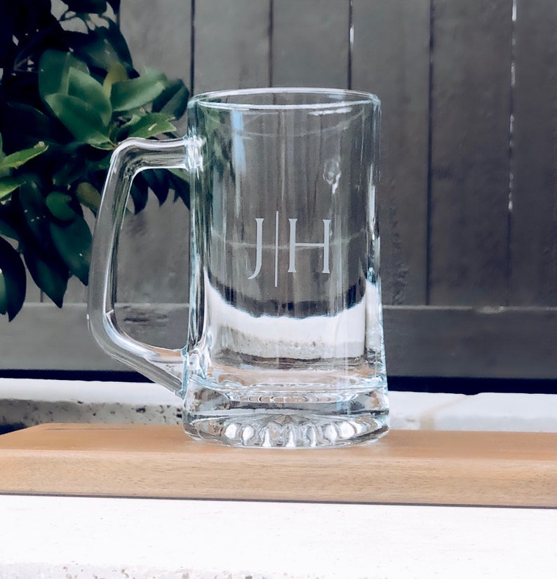 Initial Beer Mug personalized beer mug custom beer mug Etsy
