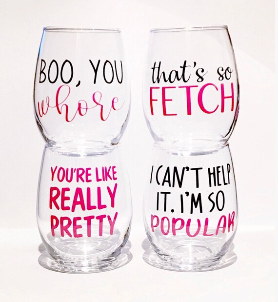 cute wine glasses for girlfriends
