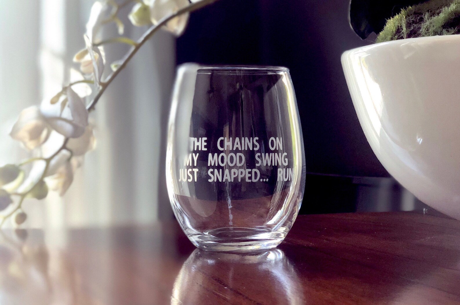Funny Glass Joke Glass Funny Wine Glass Funny Joke Gift Etsy