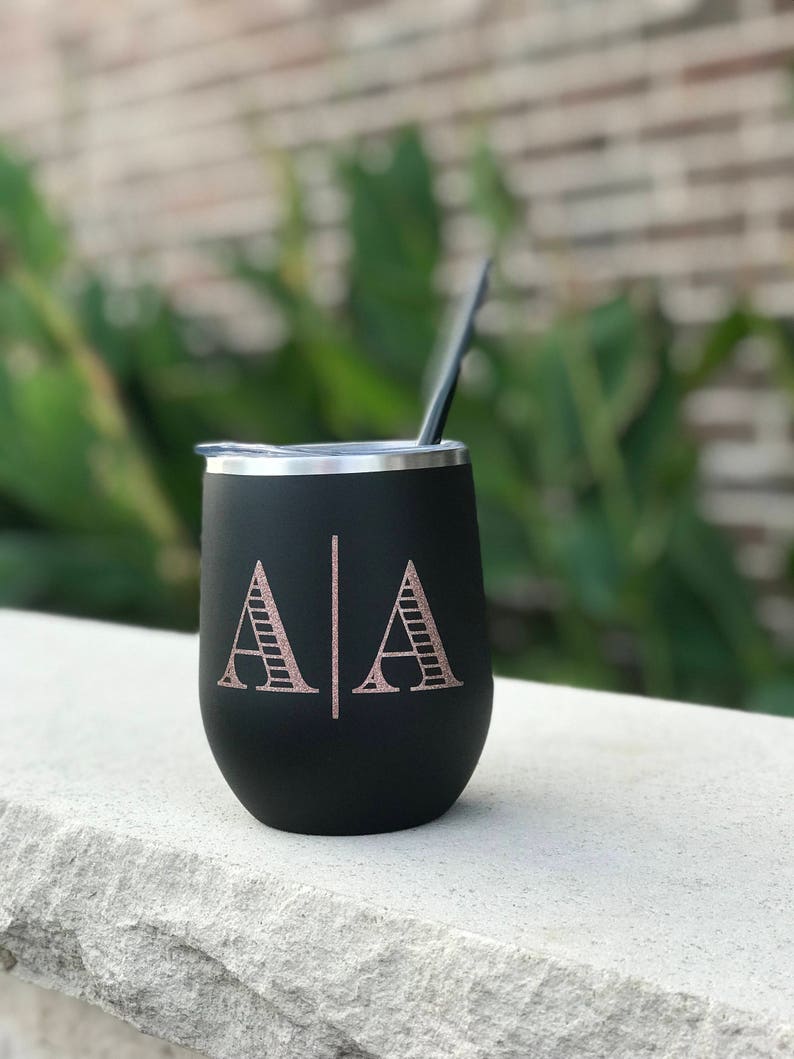 black wine tumbler bulk