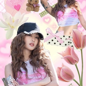 Minnie GIdle Pink Poster Kpop