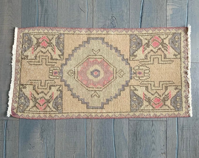 Small Turkish Oushak Rug - 3’0” x 1’7”