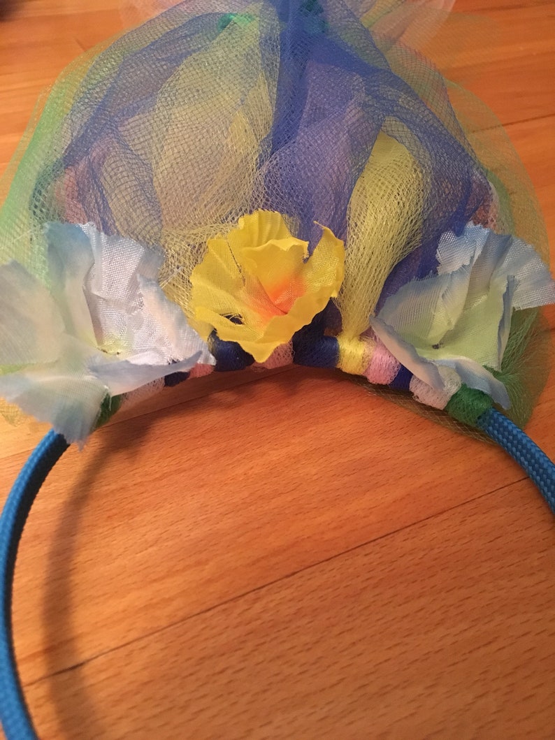 Trolls-inspired headband