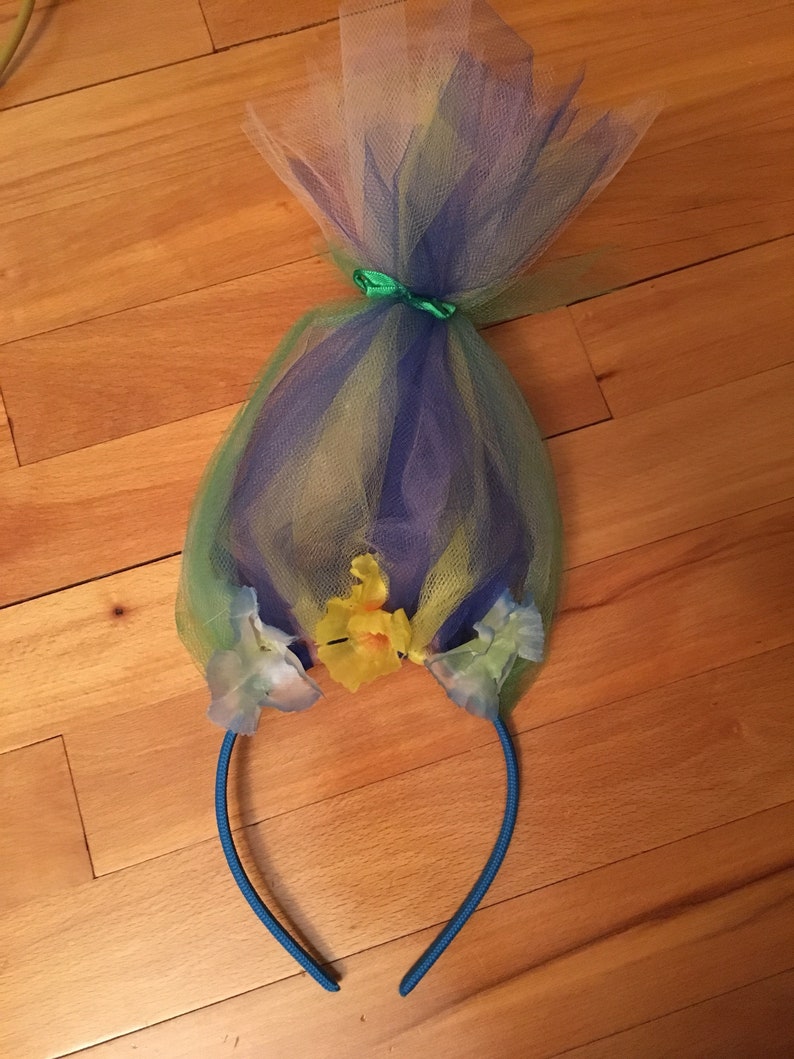 Trolls-inspired headband