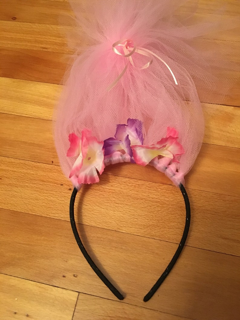 Trolls-inspired headband