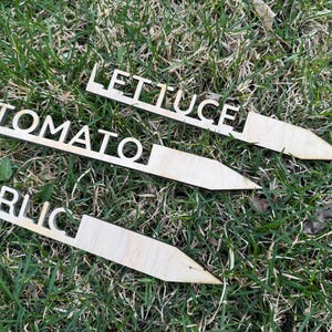 Wooden Plant Markers - 11&quot;