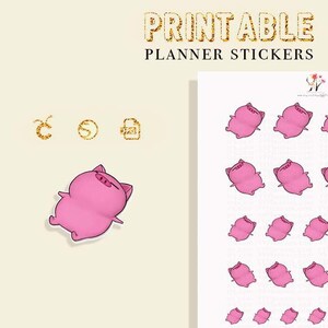 Printable Cute Day Off Stickers, Rest Day, Lazy Day Stickers, Chill Stickers, Relax Stickers, Sleep Stickers, Gillio, Silhouette Cricut file