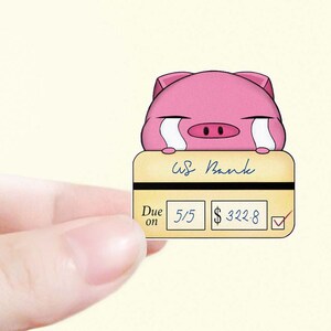Printable Credit Card Bill Due Planner Stickers Pay Bill | Etsy