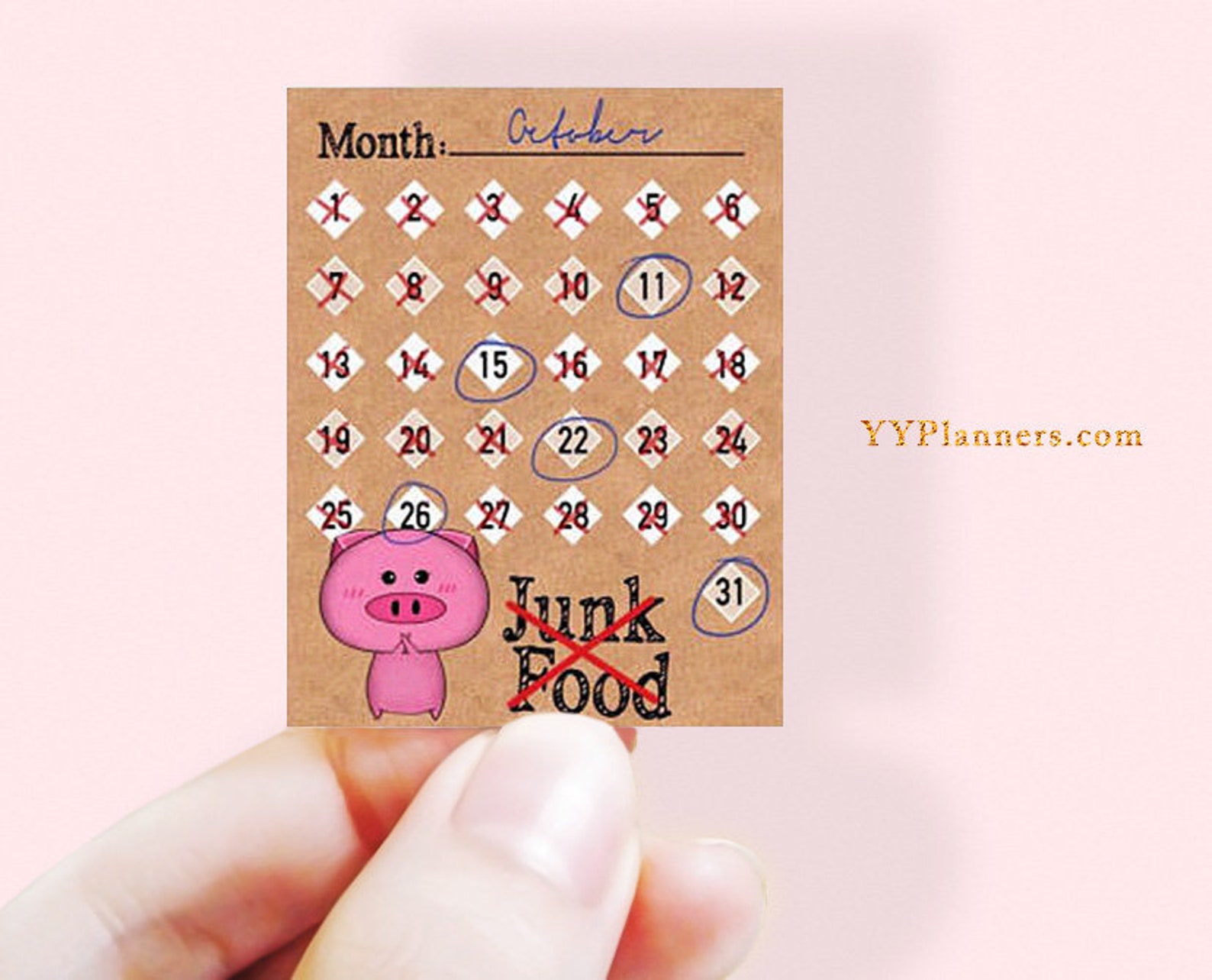Printable No Junk Food Challenge Stickers Fitness Stickers - Etsy