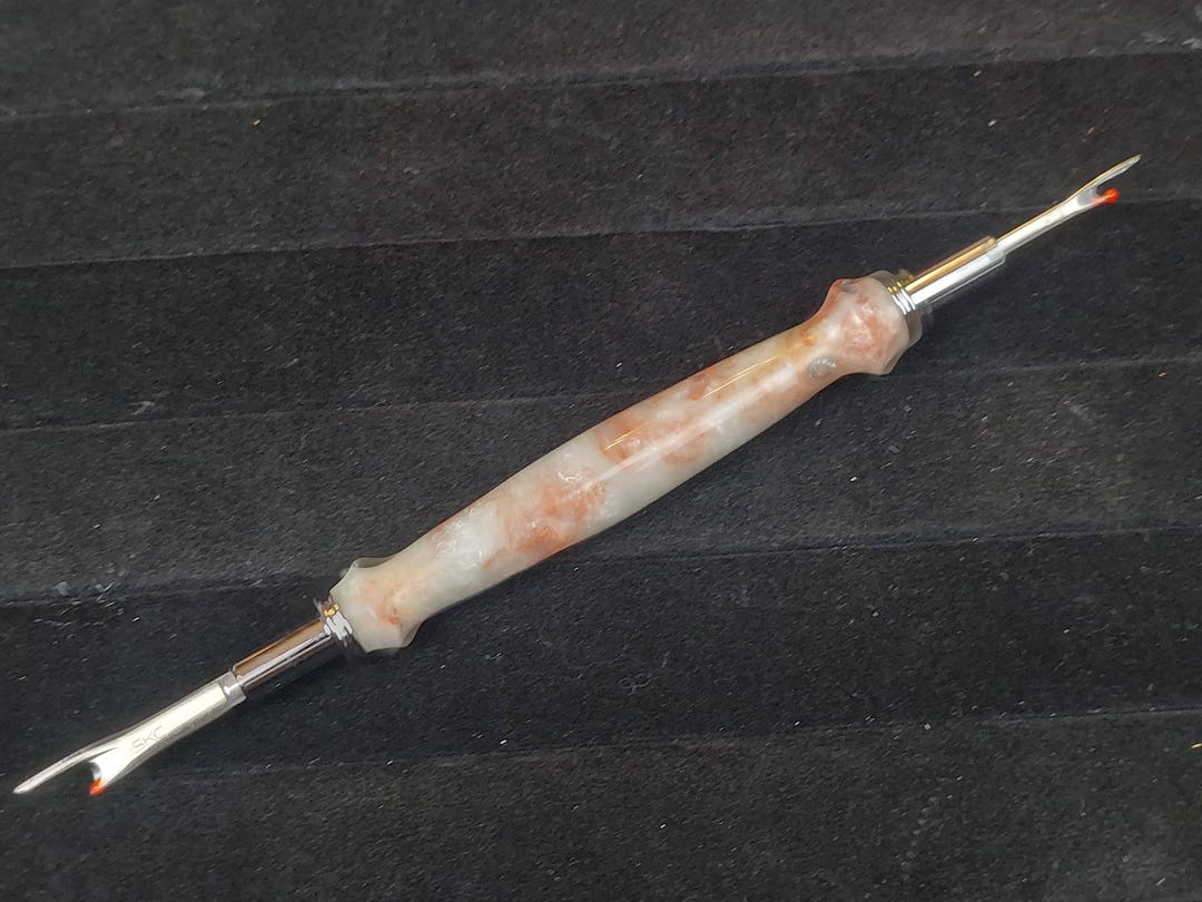 Pink Marble Swirl Acrylic