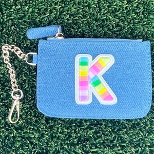 LOUIS VUITTON Portocre LV Prism ID Bag Charm Key Ring Card Holder M68679 Jp  Used