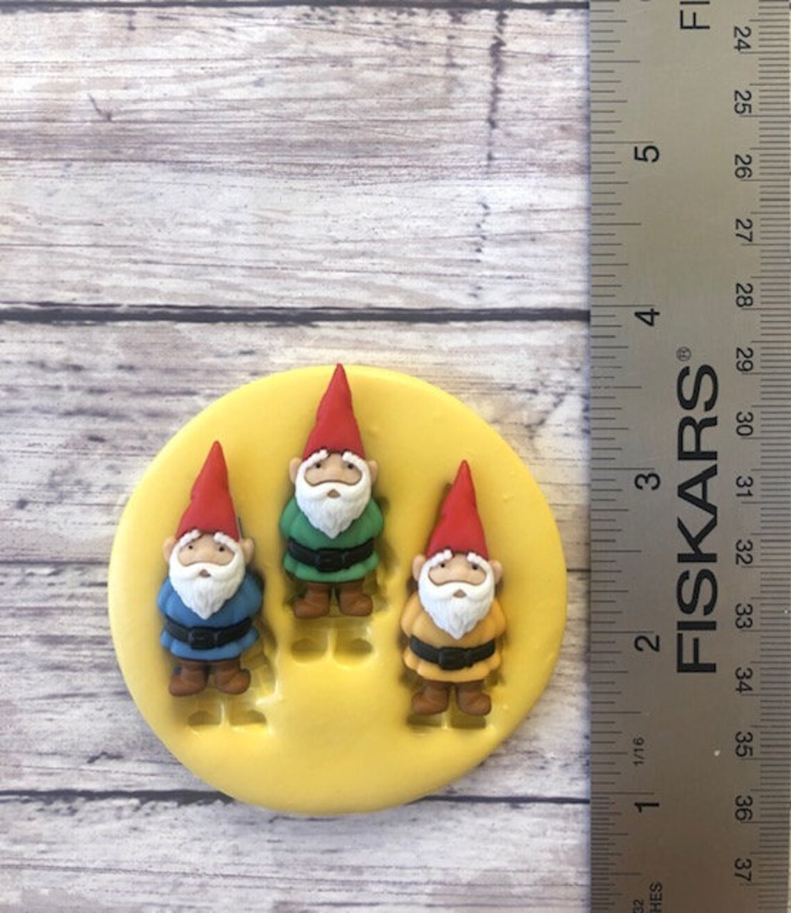 Mini Garden Gnome Silicone Mold Fondant Resin Crafts Etsy
