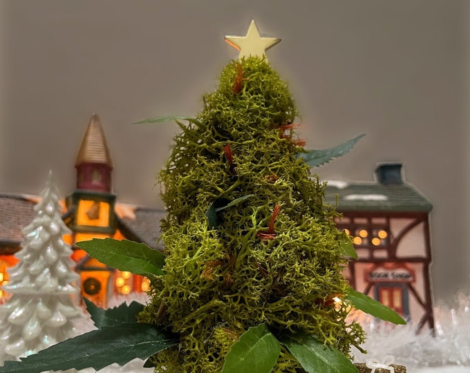 MARIJUANA CHRISTMAS TREE Replica Santa Village Decorations Etsy