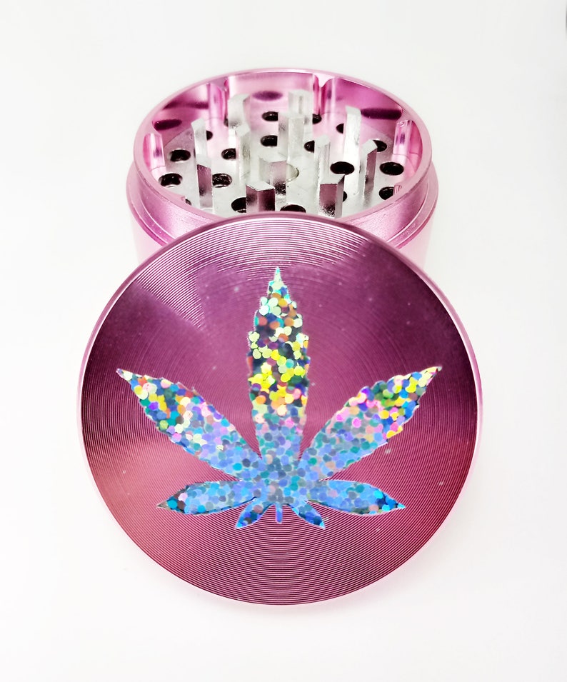 GIRLY HERB GRINDER Pink Steel 4 Piece Herb Grinder Etsy