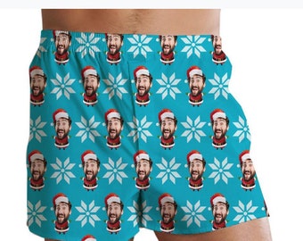 christmas boxers novelty underwear novelty boxers belive in | Etsy