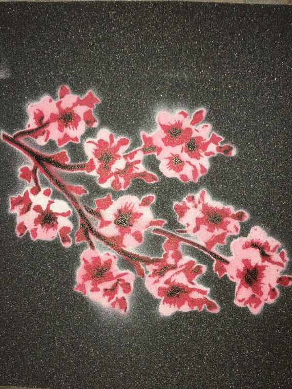 Cherry Bombed Grip Tape Stencil Art