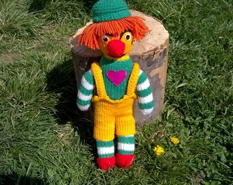 Crochet Amigurumi Clown - Crochet Clown - Clown Doll - Crochet Clown - Amigurumi Clown - Crochet Clown - Soft toy
