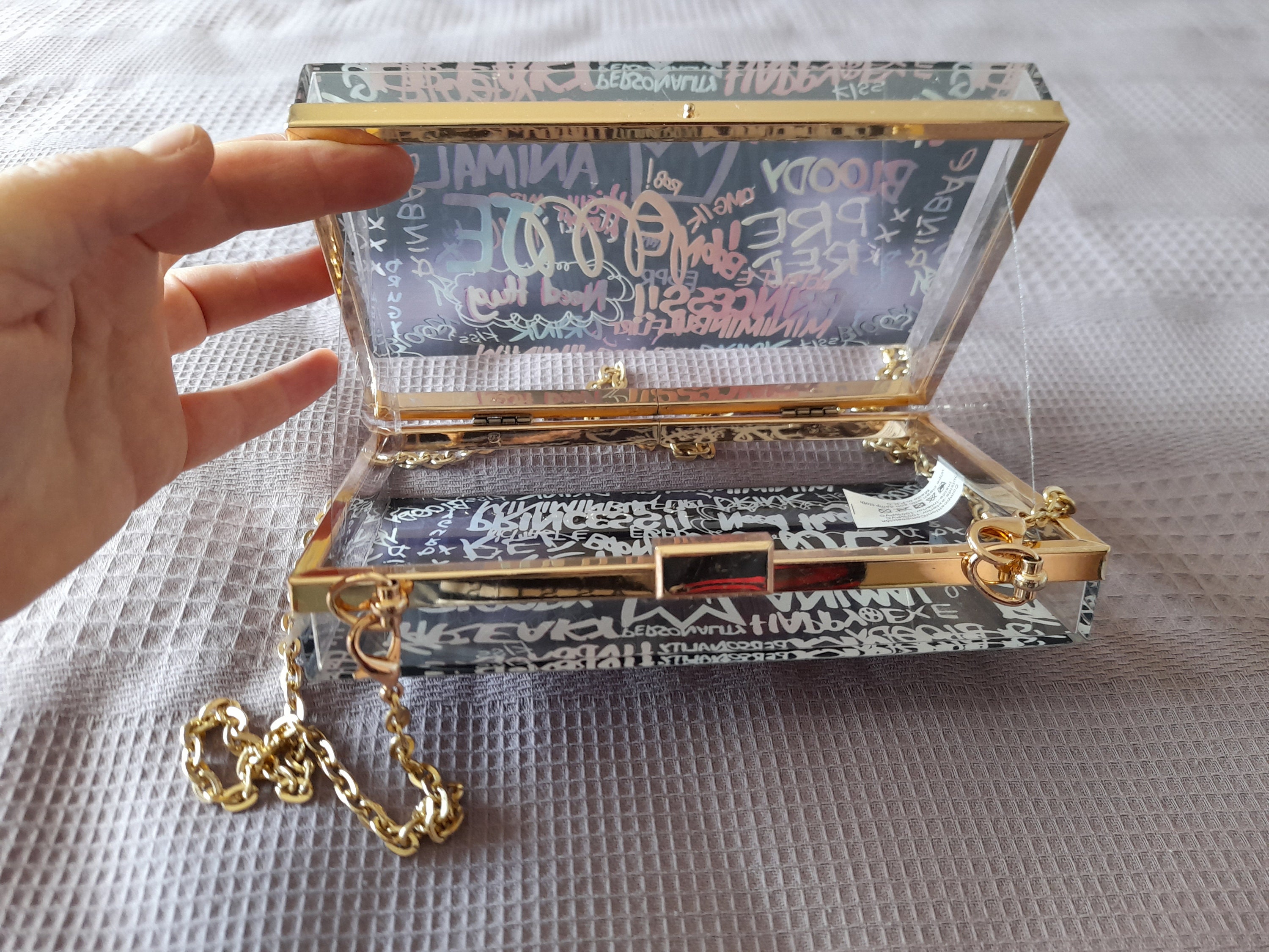 Transparent Clutch Etsy UK