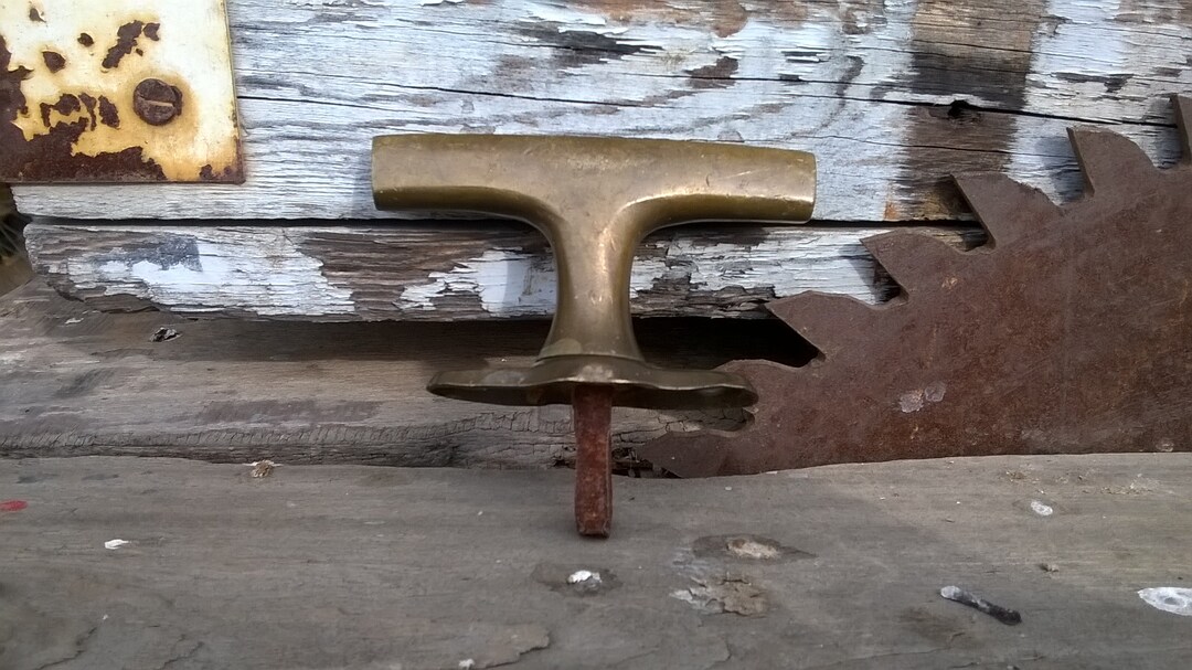 Vintage Brass Handle/old Window Handle From Window Latch/antique Metal