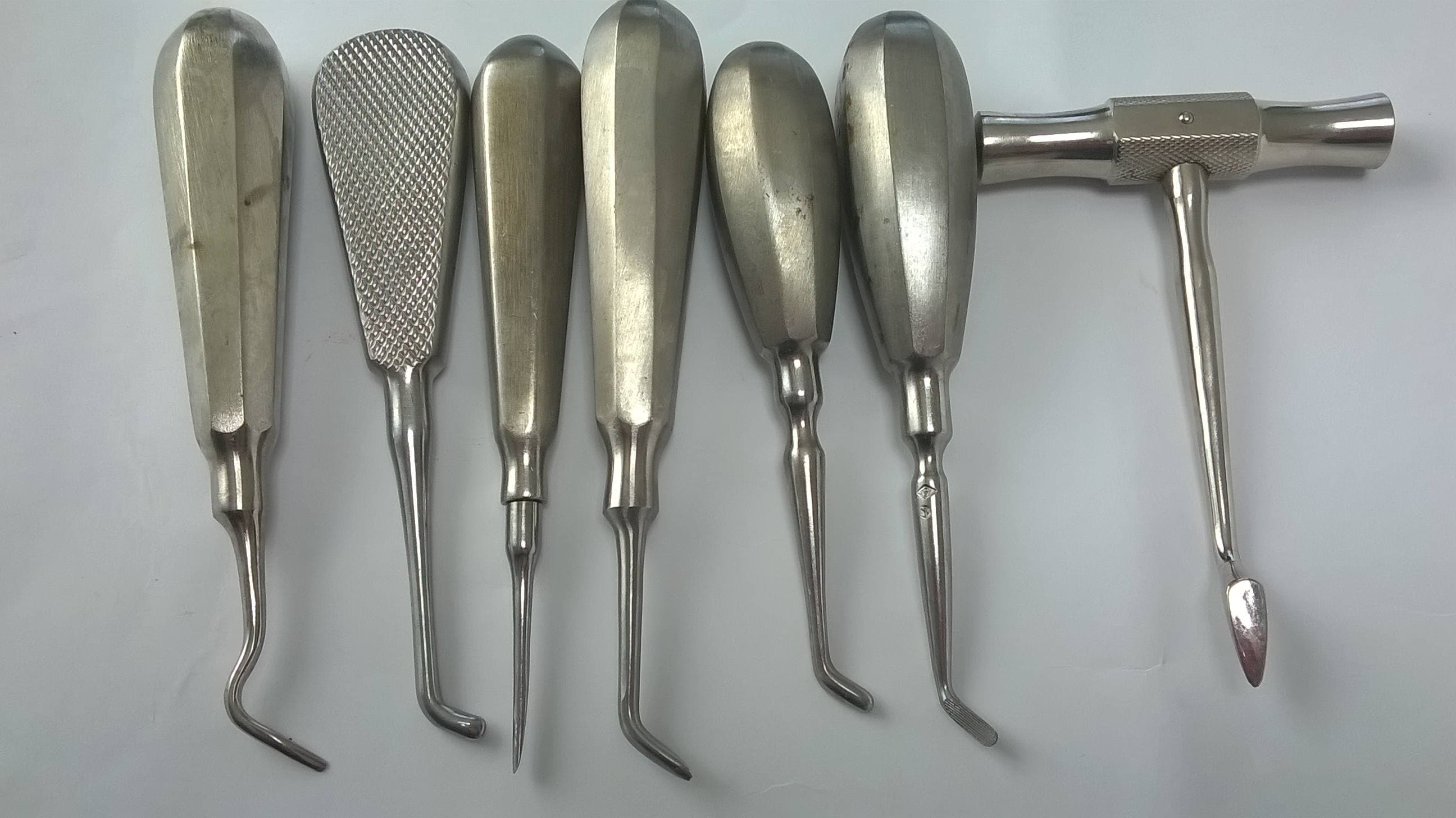 Lot of 27 Vintage 1950s-1960s Dentist Dental Tools Pulling Teeth Cleaning