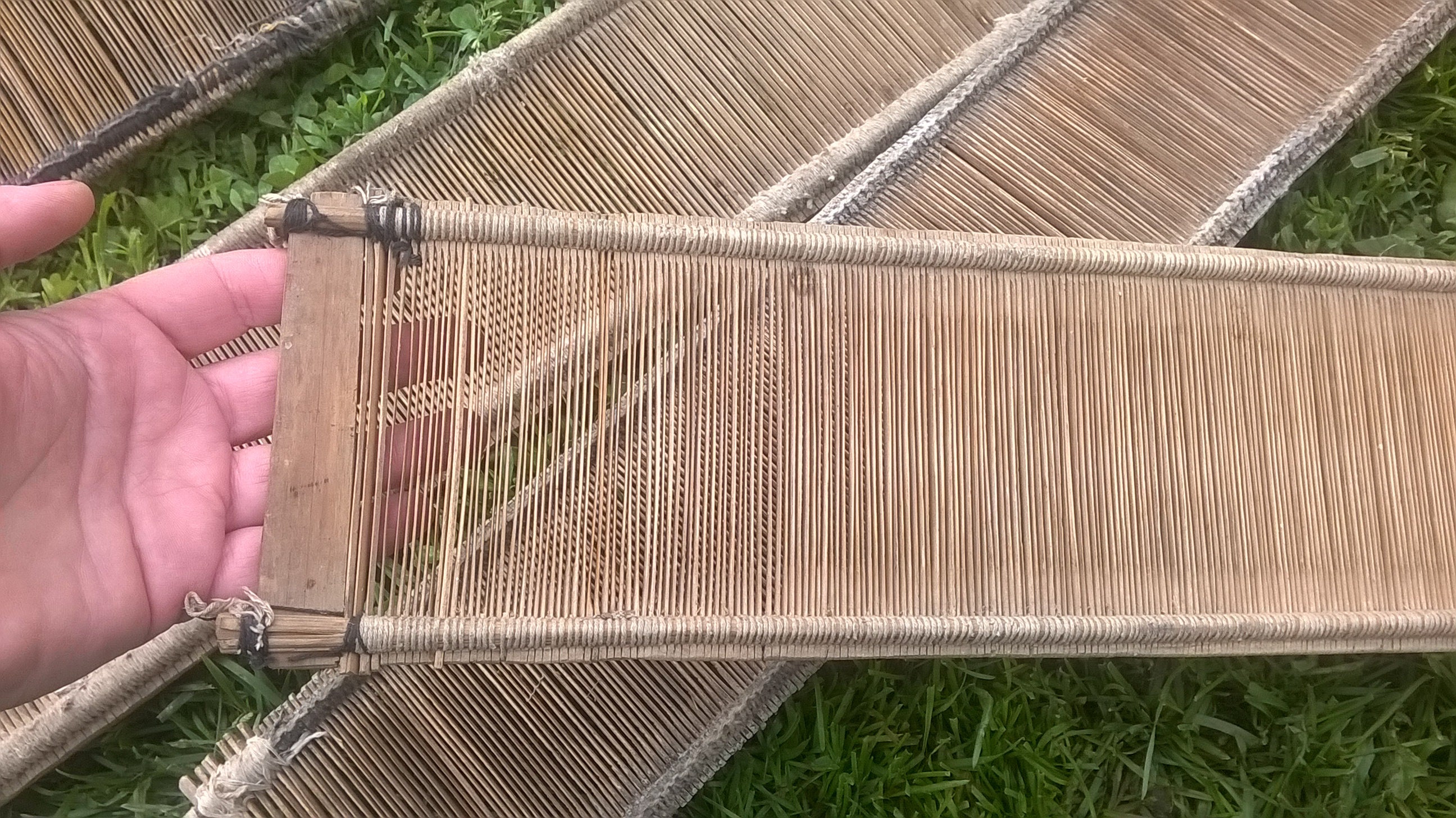 Vintage Parts Of Loom Antique Weaving Loom Parts Primitive Etsy