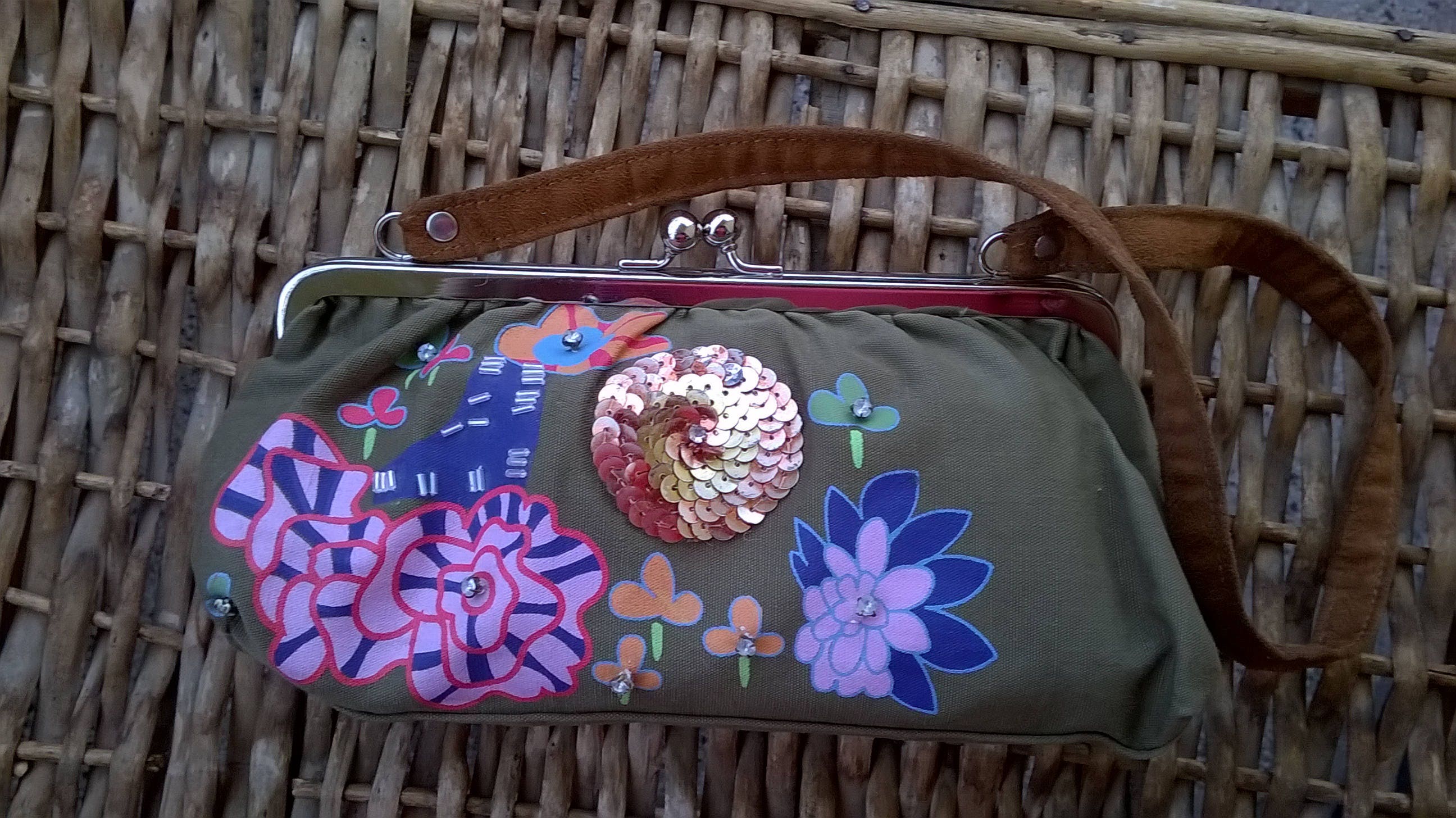 A Small Shoulder Bag/short Shoulder Handle/handbag/boho - Etsy