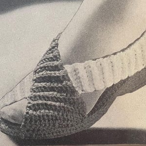 1940’s Wunderschöne Häkelschuhe - modernisiertes Muster (US Size 7/8)