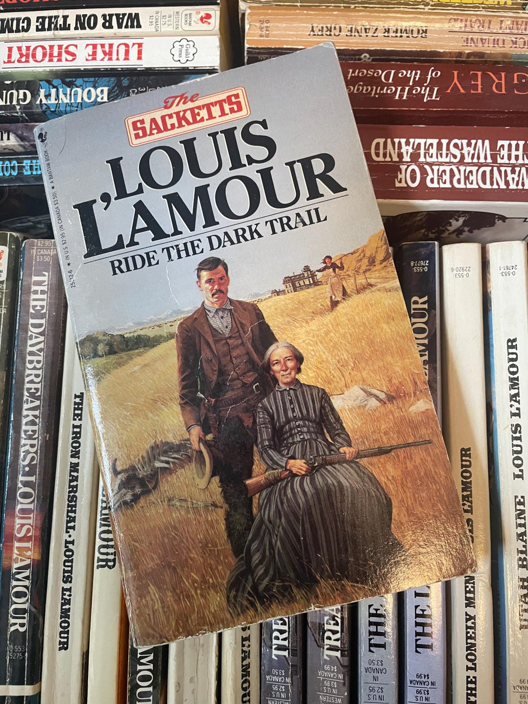 Louis L’amour Ride the Dark Trail (the Sacketts) 1986 Etsy
